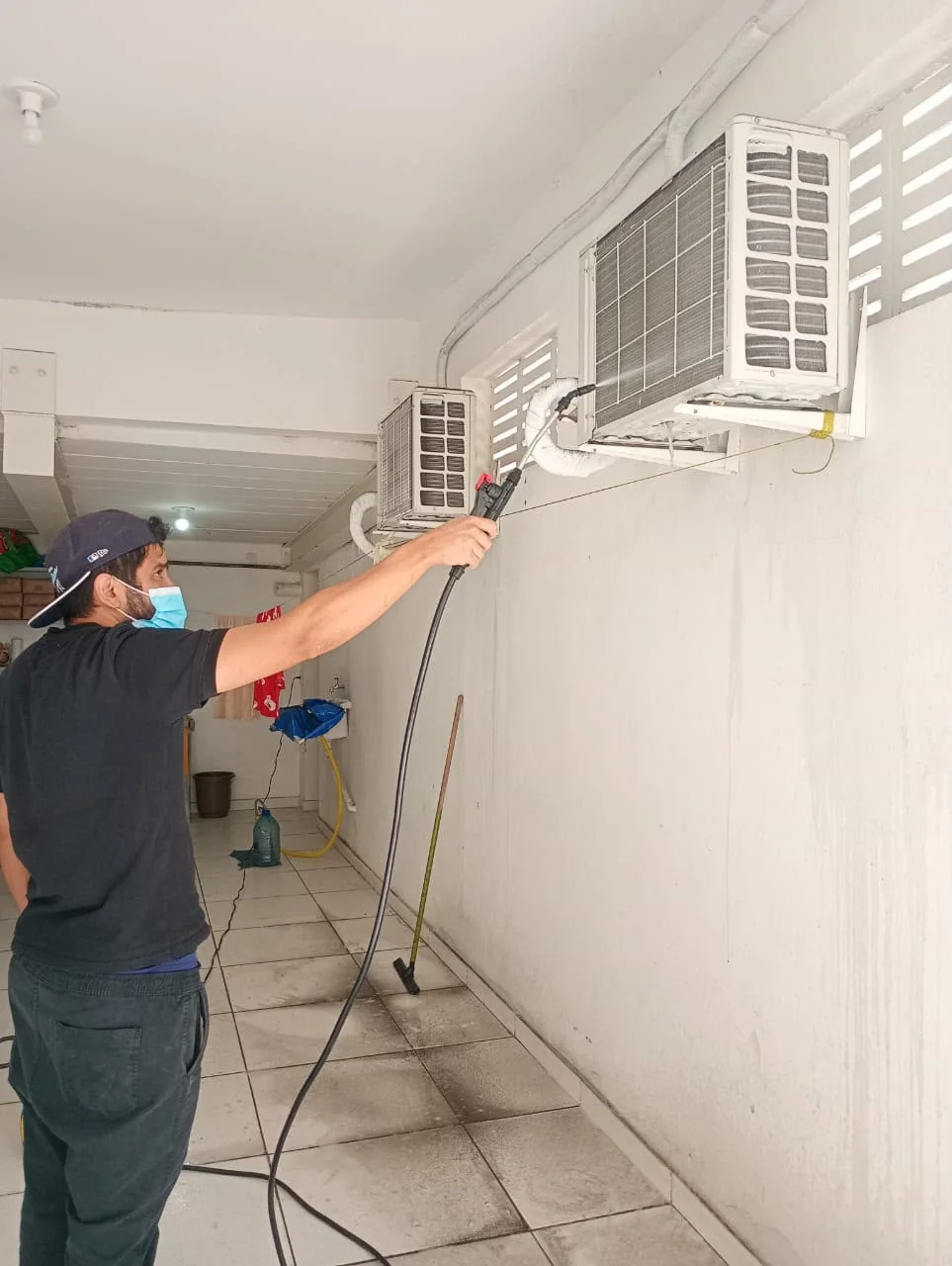 Higienização de ar-condicionado